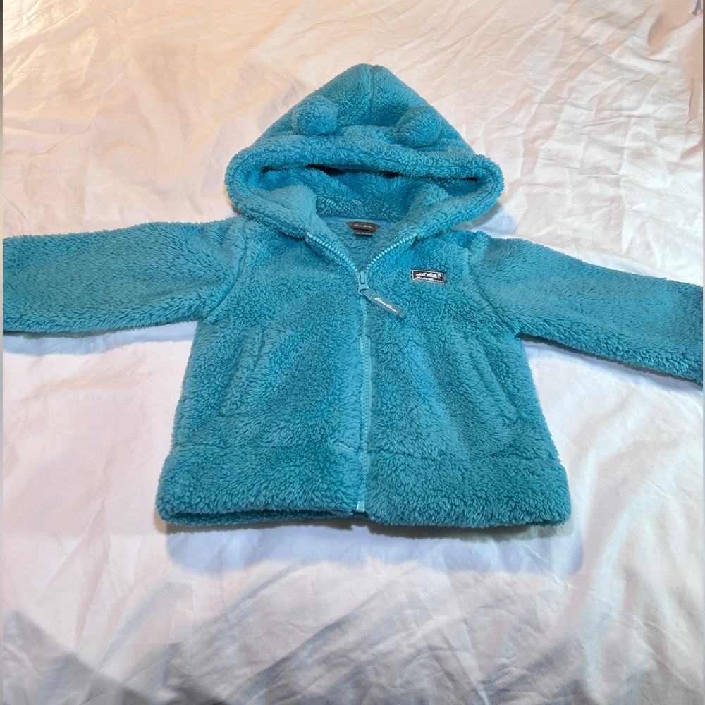 Eddie Bauer Plush Blue Coat 12-18 Months